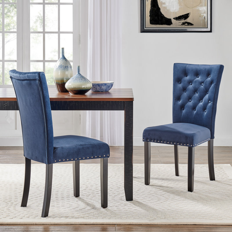 Willa Arlo Interiors Erling Velvet Upholstered Dining Chair & Reviews